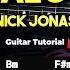 Jealous Nick Jonas Easy Guitar Chords Tutorial For Beginners CHORDS LYRICS Guitarlesson