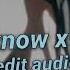 Need To Know X Like A G6 Edit Audio