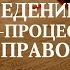 Введение в уголовно процессуальное право