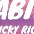 RICKY RICH HABIBI SLOWED LYRICS