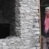 Traditional Stone Wall Building In Rural Ireland