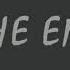 HD футаж Надпись The End старая кинопленка