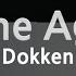 Dokken Alone Again Karaoke Version