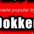 Dokken It S Not Love Karaoke Version