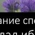 1 Жизнеописание сподвижников Шаддад ибн Аус Лектор Шейх Назратуллах Абу Марьям