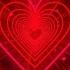 Heart Tunnel Red Heart Background Neon Heart Background Video Wallpaper Heart 10 Hours