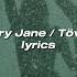 Mary Jane Tövbe Sözleri Lyrics Maryjane