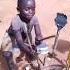 Boy In Africa Made His Own Drum Set