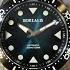 Borealis Neptuno Automatic 300m Diver Fume Dial Tons Of Lume Under 300