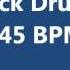 808 Kick Bass Drum 145 BPM Beats Per Minute