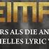 Weimar Anders Als Die Andern Offizielles Lyric Video