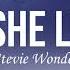 Stevie Wonder Isn T She Lovely Lyrics