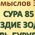 Коран на русскомПеревод смыслов Э Кулиева СУРА 85 СОЗВЕЗДИЕ ЗОДИАКА АЛЬ БУРУДЖ