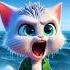 Котик захотел рыбки Cats мультик Cartoon Aiart Aicat кот юмор жиза ии Dalle3