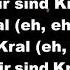 Wir Sind Kral Lyrics