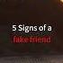 5 Signs Of FAKE Friends Psychology Facts Shorts