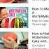 I React To How To Basics How To Make A Watermelon Cake