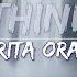 Rita Ora Don T Think Twice Longer Version Lyrics Full Audio 4k Video