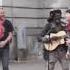 Lampa FALY And Dasha Pearl In Bruxelles Place Singing Bob Marley Song Busker Reggae