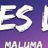 Maluma Felices Los 4 Letra Lyrics