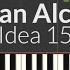 Gibran Alcocer Idea 15 SLOW EASY Piano Tutorial