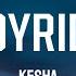 Kesha JOYRIDE Lyrics