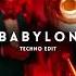 Call Me Manny Techno Edit Babylon Soundtrack Remix