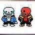 Undertale Underfell Undertale AU Sans X Fell Kustard