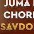 Juma Namoziga Chorlanganda Savdoni Qo Ying Жума намозига чорланганда савдони қўйинг