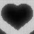 Black And White Y2k Neon LED Lights Heart Background 1 Hour Looped HD