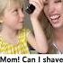 Mom Can I Shave Your Hair YES Buzzcut Hairloss Beauty Bald Lusta Alopecia Wig Hair