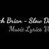 Rich Brian Slow Down Turbo Music Lyrics Video