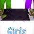 Green Purple X Girls Wear Forget Amongus Rodamrix