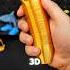 3D Printed GOLDEN Slinky Snake