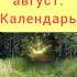 Дорогой в август Репортаж из сада Календарь