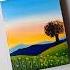 Paint Sunset With Me Artist Shortvideo Painting Sunset Youtubeshorts