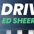 Ed Sheeran Drive From F1 The Movie Piano Tutorial