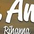 Rihanna Te Amo Lyrics