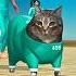 OIIA Spinning Cat In Squid Game Shorts Babyduck