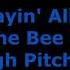 Stayin Alive By The Bee Gees High Pitched