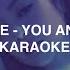 Jennie You And Me KARAOKE With Lyrics