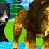 Paint Animals Duck Elephant Bear Cow Gorrila Fountain Crossing Transformation Animals Cartoon