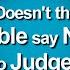 Cliffe Knechtle Do Not Judge But Beware False Prophets Give Me An Answer