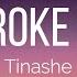 Tinashe No Broke Boys Lyrics