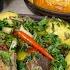 Stewed Meat With Vegetables On Beer Watch With Sound