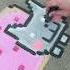 Chalking Nyan Cat Pixel Chalk Art