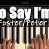 Hard To Say I M Sorry Peter Cetera David Foster Piano Cover