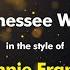 Connie Francis Tennessee Waltz Karaoke Version From Zoom Karaoke