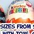 Angry Birds Surprise Eggs Learn Sizes Big Bigger Biggest Opening Eggs With Toys And Candy