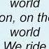 Axel Rudi Pell Edge Of The World Lyrics